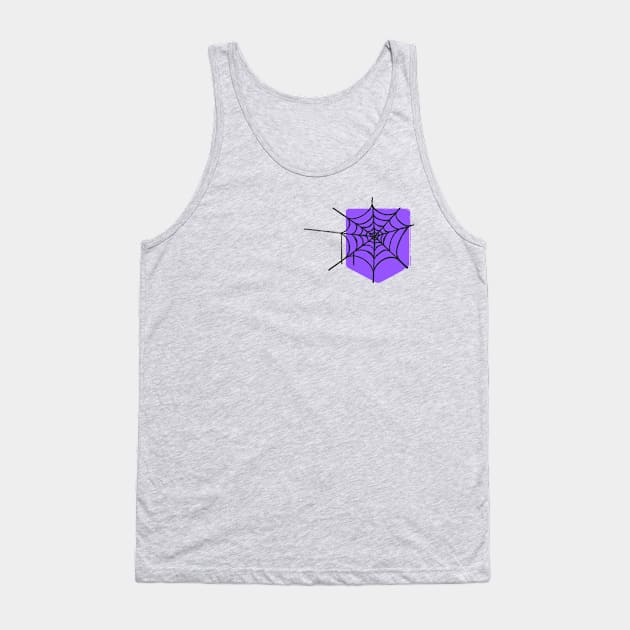 Spiderweb Pocket Tank Top by Inspire Creativity